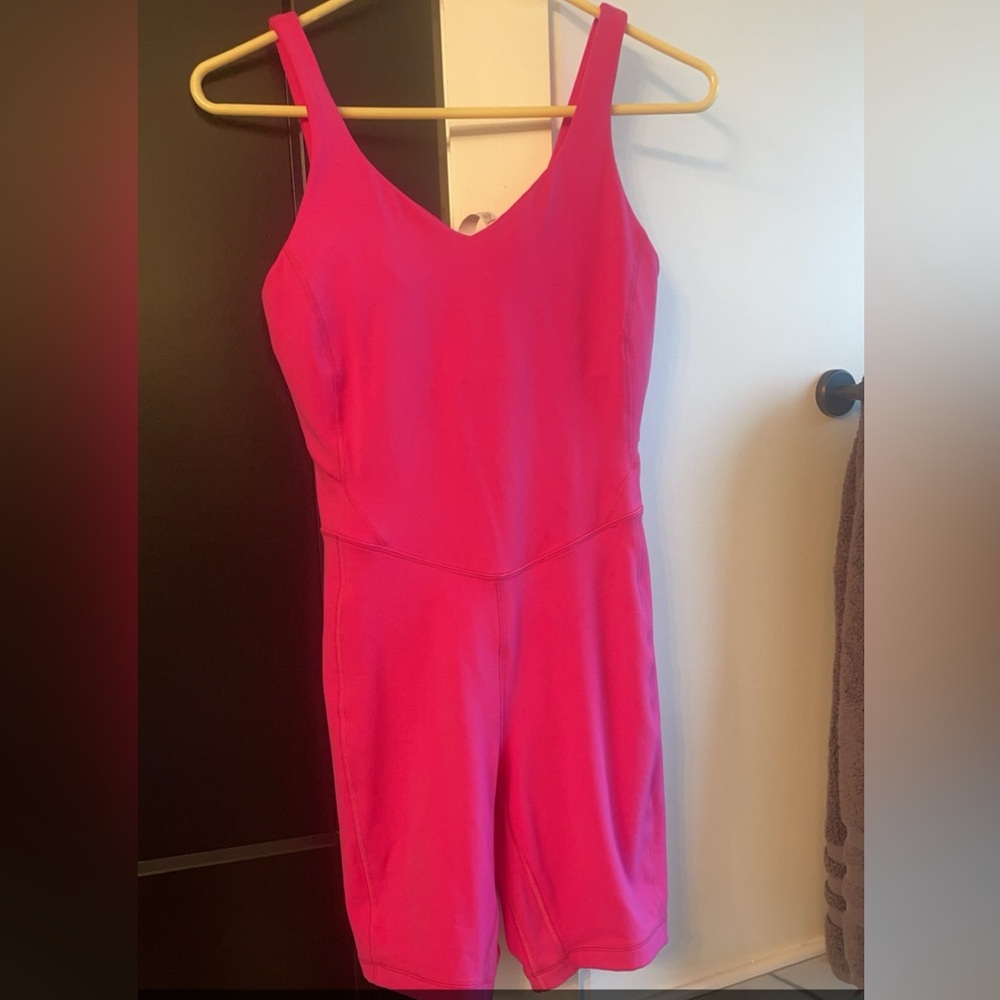 Lululemon Align Body Suit Sonic Pink Size 8